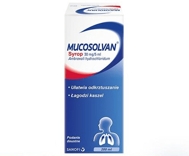 200ml Mucosolvan 30mg/5ml Syrup / Dry Couch / Improves Respiratory Function - Maple Wellness Supplements