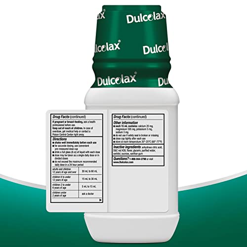 Dulcolax Liquid Laxative, Stimulant Free Laxative for Comfortable Relief, Cherry Flavor, 12 oz. DulcolaxBuy Supplements Australia