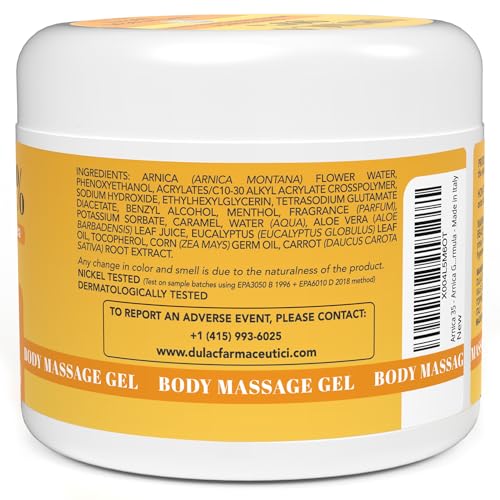 Arnica 35 Arnica Body Massage Gel – Water-Based Cosmetic Massage Gel with Arnica Montana, Fast-Absorbing Lightweight Texture, Non-Greasy Feel, Dermatologically Tested, 16.9 fl oz ArnicaBuy Supplements Australia