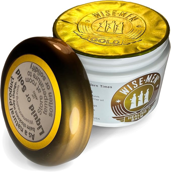 Wise Men Healing Balm with Myrrh and Frankincense Essential Oils for Soothing Nerve Relief Massage Wise MenBuy Supplements Australia