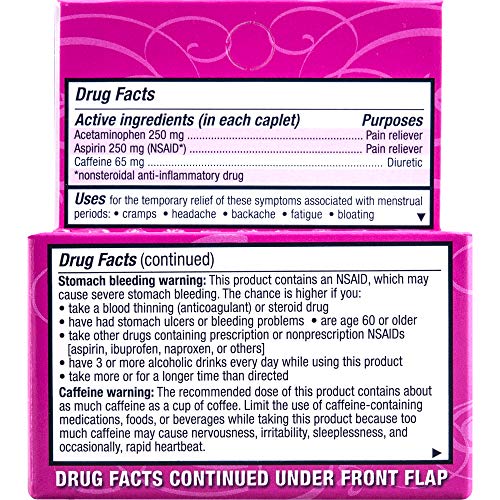 Pamprin Max Menstrual Pain Relief, Maximum Strength, Caplets, 24 ct. PamprinBuy Supplements Australia