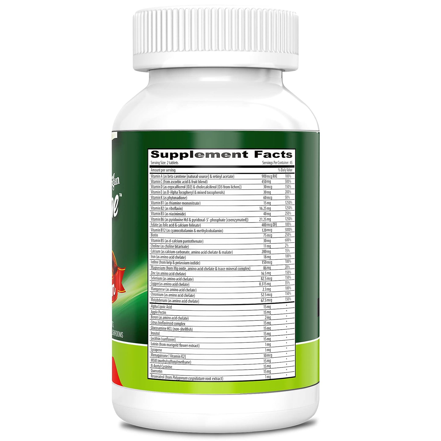 DEVA Tuba Prime Vegan Multivitamin - High-Potency Vitamin and Mineral Dietary Supplement - Antioxidants, Fruit and Vegetable Blend, Super Mushrooms, Probiotics, Prebiotics, Seeds, Herbs - 90 Tablets DEVABuy Supplements Australia