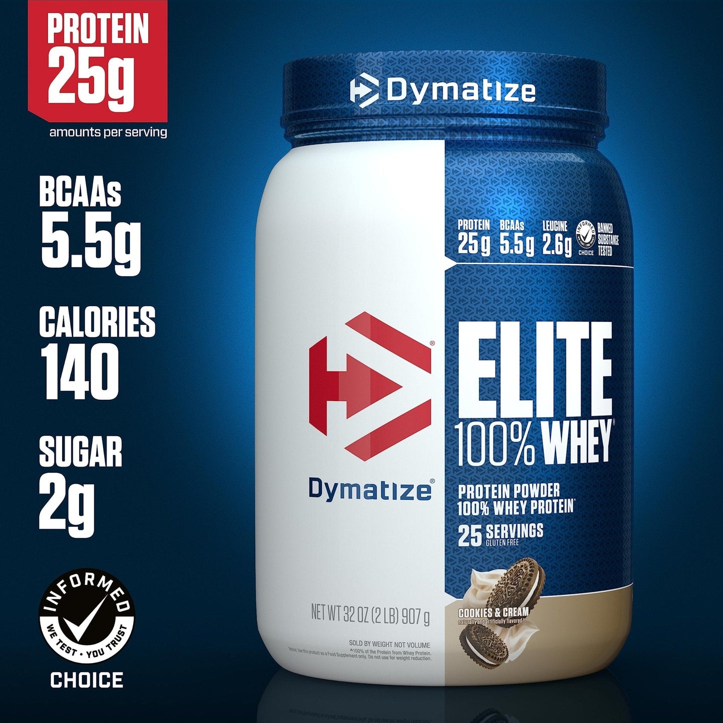 Dymatize Elite 100% Whey Protein Powder, Quick Absorbing & Fast Digesting for Optimal - Maple Wellness Supplements