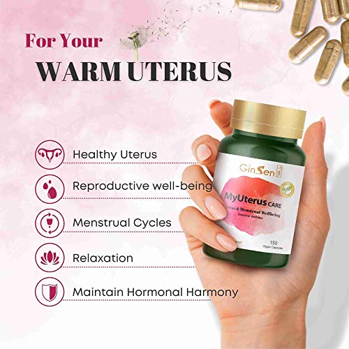 GinSen MyUterus Care for Women’s Warm Uterus, Pregnancy & Menstrual Wellness - Maple Wellness Supplements