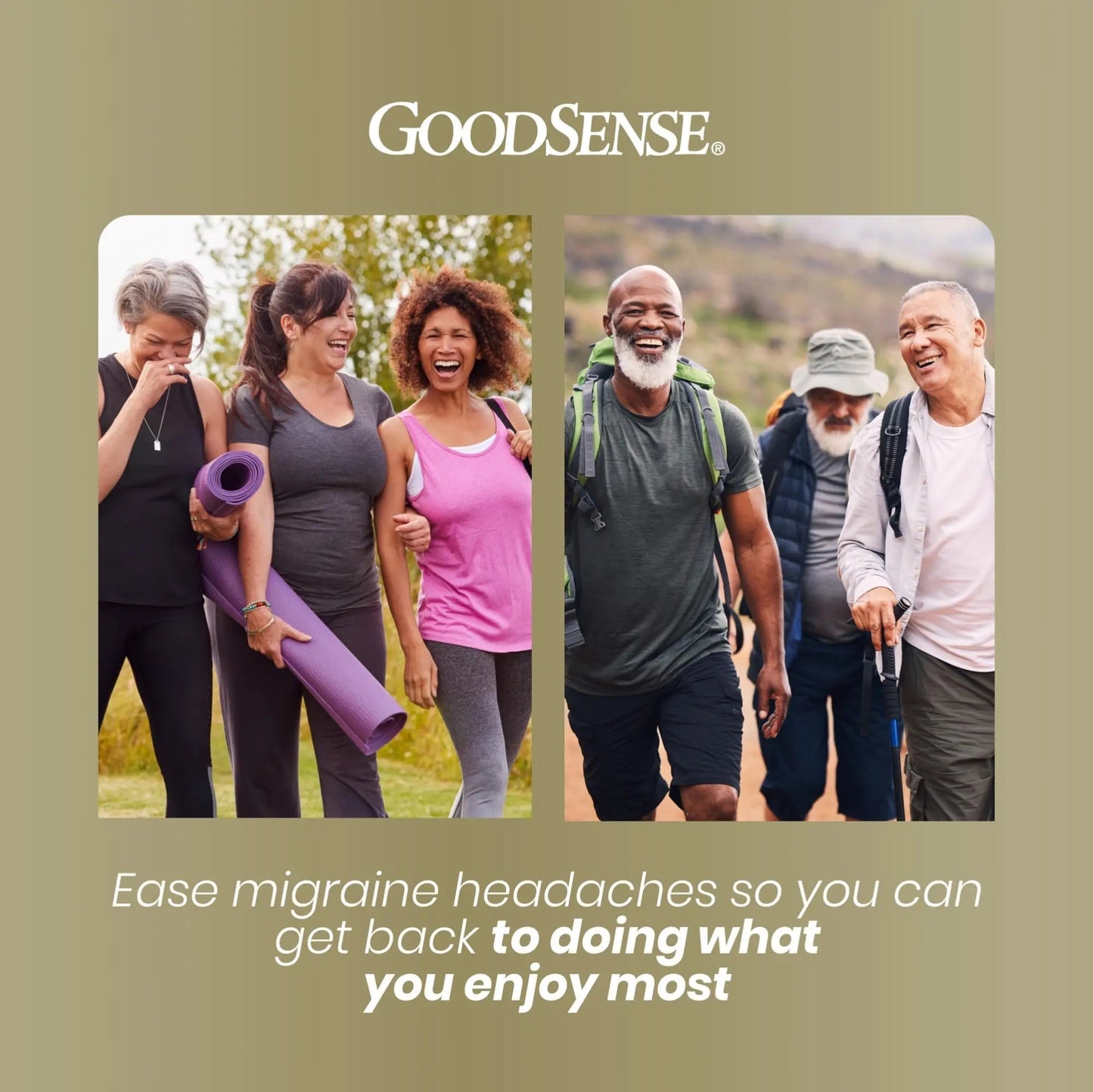 GoodSense Migraine Relief Geltabs, Acetaminophen, Aspirin (NSAID) and Caffeine, 80 Count - Maple Wellness Supplements
