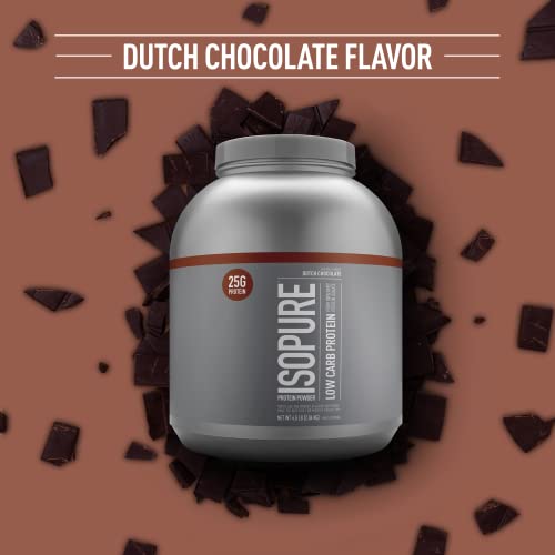 Isopure Protein Powder, Whey Isolate with Vitamin C & Zinc for Immune Support, 25g Protein - Maple Wellness Supplements