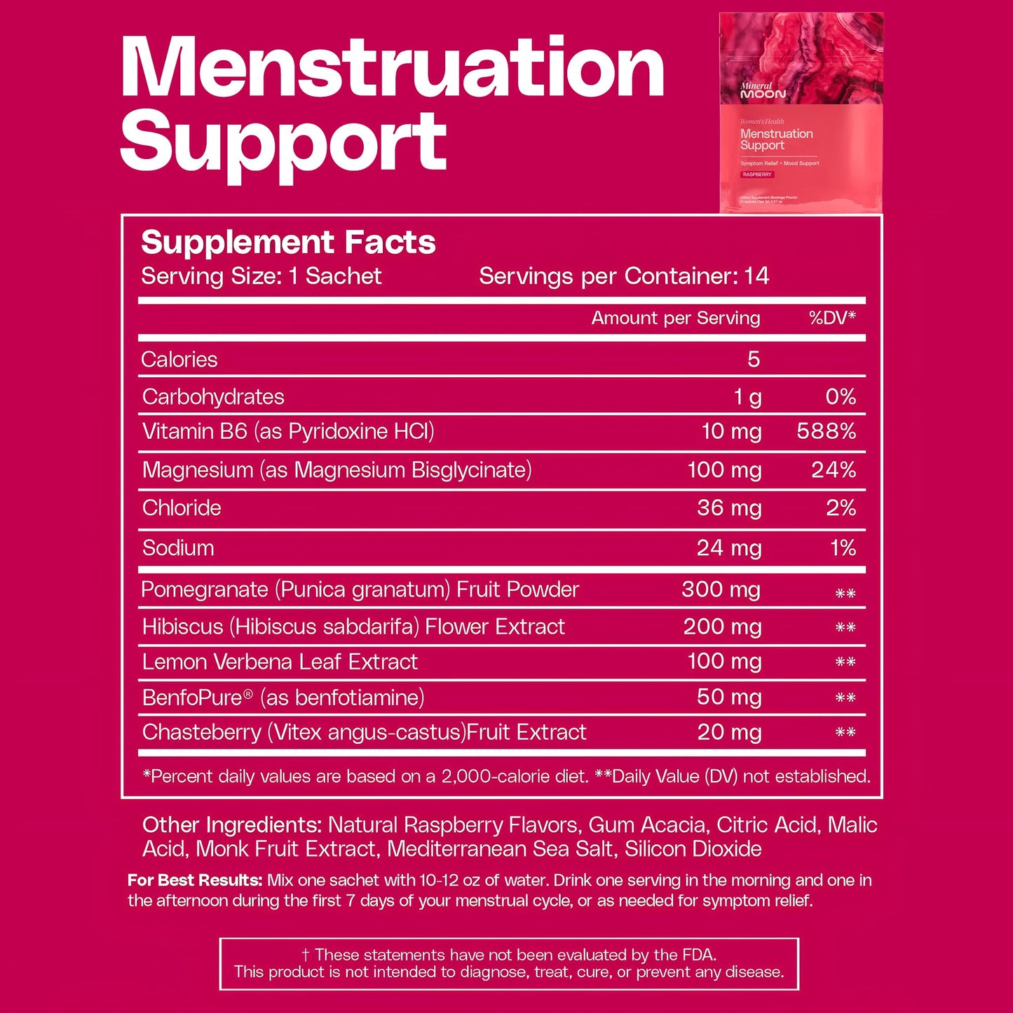 Mineral Moon Hormonal Support Bundle - Menstrual Supplement + Cycle Support - Aid Ovulation, Hormonal Balance & PMS Support - Reduce Period Cramps & Fatigue - Antioxidant Ovarian Support Vitamins - Maple Wellness Supplements
