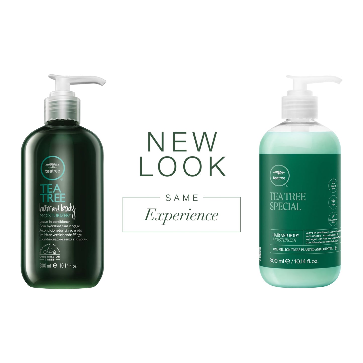 Tea Tree Hair and Body Moisturizer Leave-In Conditioner, Body Lotion, After-Shave Cream, For All Hair + Skin Types, 10.14 fl. oz. - Maple Wellness Supplements