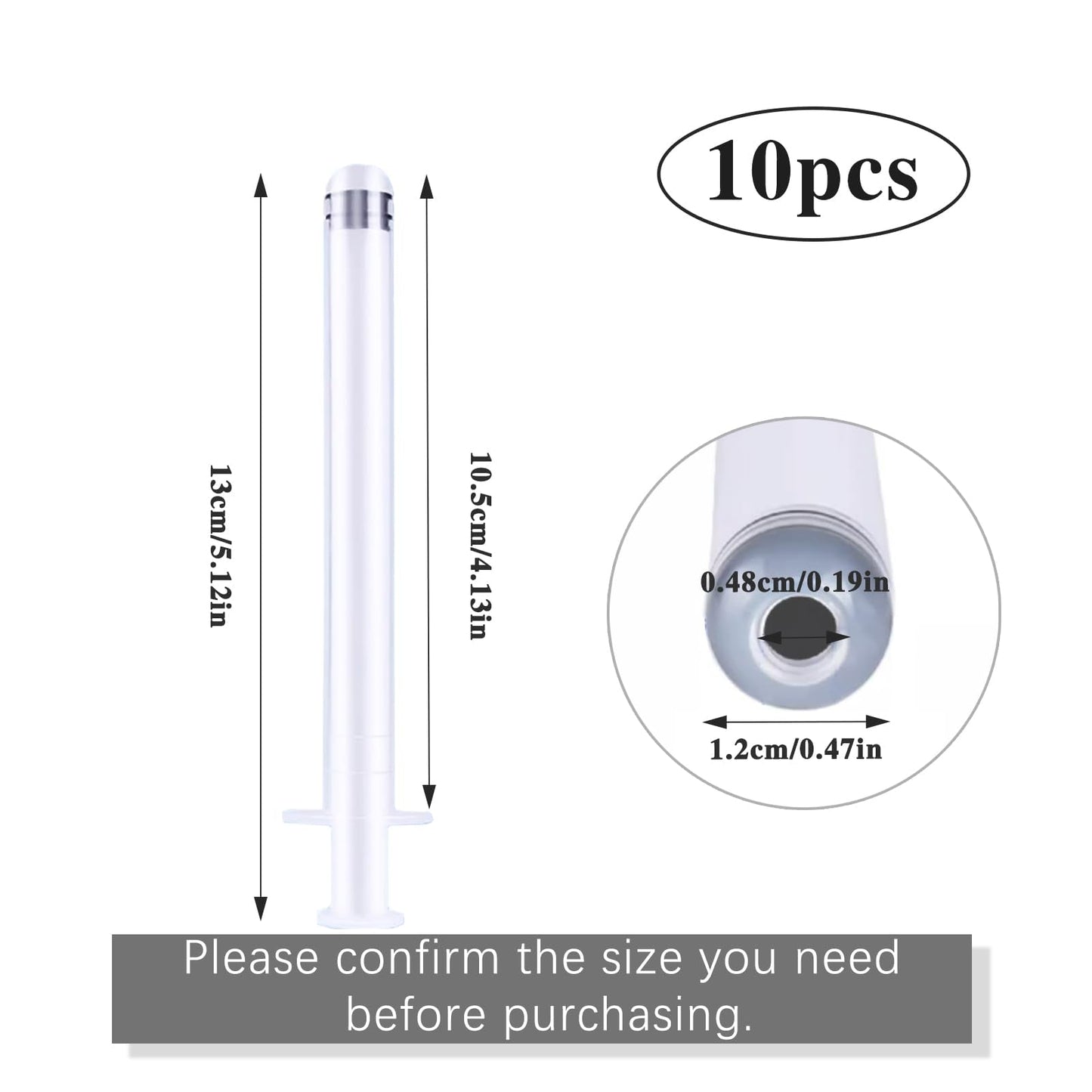 10 Pack Disposable Vaginal Suppository Applicators for Women Fits Most Boric Acid Suppositories Tablets Pills and Suppositories - Maple Wellness Supplements