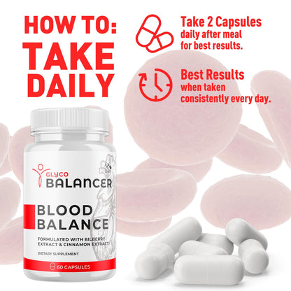(2 Pack) Glyco Balancer Capsules, Official GlycoBalancer Health Support Pills with All Natural Ingredients, Glyco Balancer Advanced Health Support with Premium Vitamins for Women & Men (120 Capsules) - Maple Wellness Supplements
