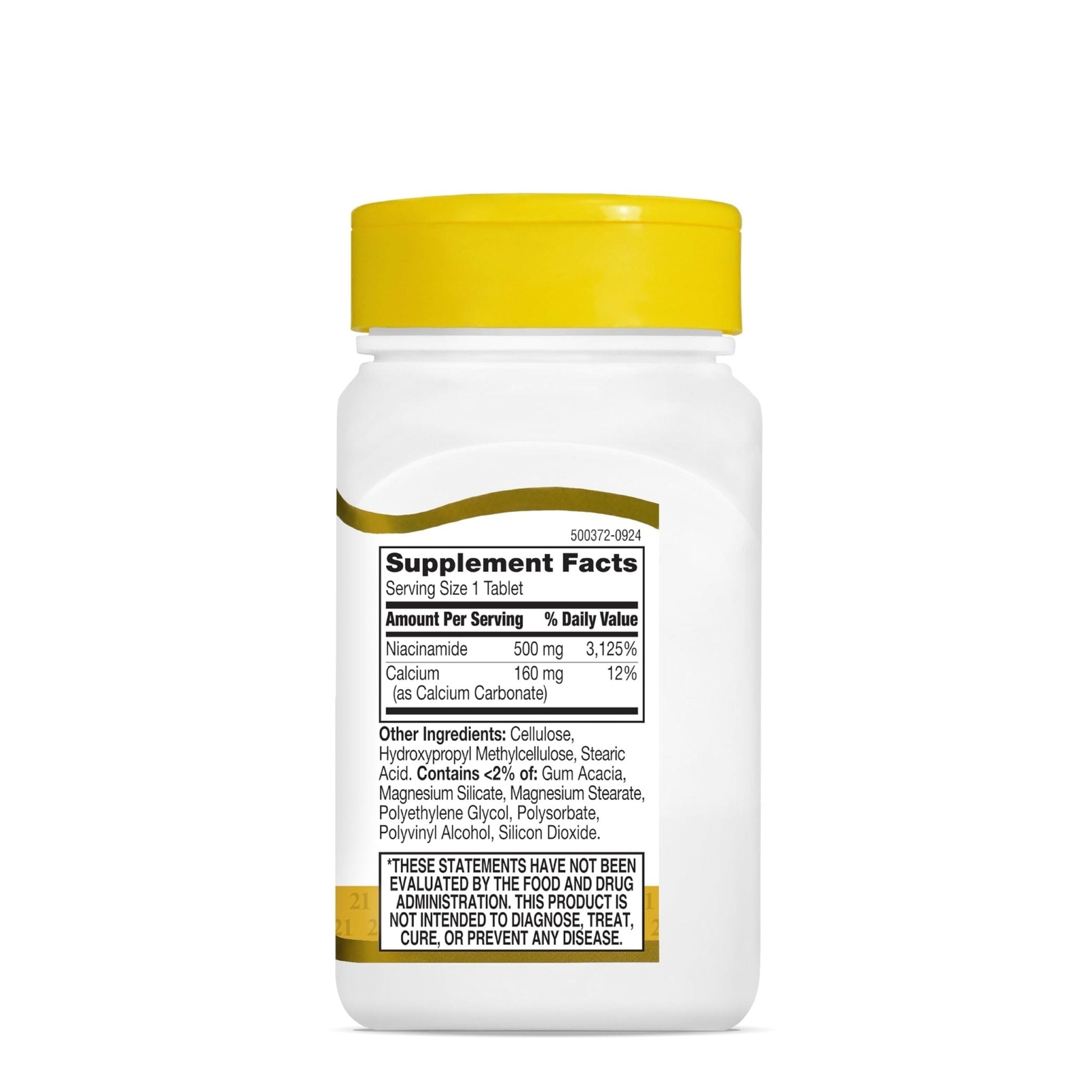 21st Century Niacinamide 500 mg Prolonged Release Tablets, 110 Count - Maple Wellness Supplements