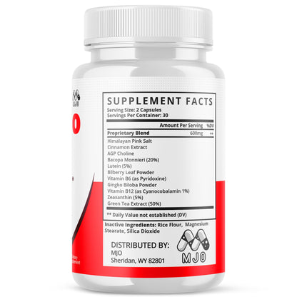 (3 Pack) BioGlyco Flow Blood Optimizer Capsules, Official BioGlyco Flow Pills with All Natural Ingredients, Advanced Health and Wellness Supplement with Maximum Strength Multivitamins (180 Capsules) - Maple Wellness Supplements