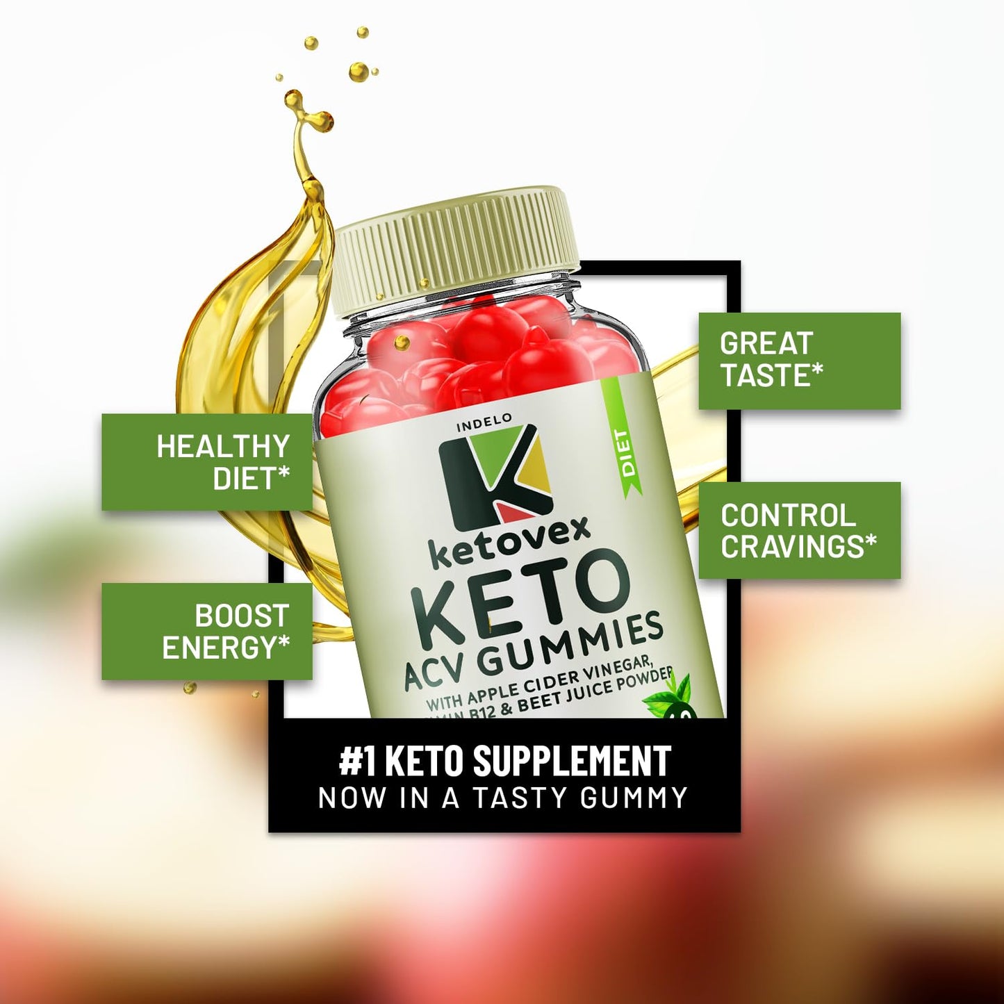 (3 Pack) Ketovex Keto BHB Gummies Advanced Formula, Ketovex BHB ACV Gummies - Maple Wellness Supplements