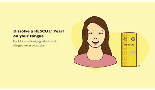 Bach RESCUE PEARLS, Natural Orange Vanilla Flavor, Natural Stress Relief, Homeopathic Flower Essence RESCUEBuy Supplements Australia