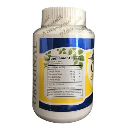 Natural medix Cartilage – Joint Support Supplement with Glucosamine, Collagen & Magnesium – 100 Caps - Cartílago de Tiburon Natural medixBuy Supplements Australia