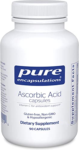 Pure Encapsulations Ascorbic Acid Capsules, 90 Capsules
