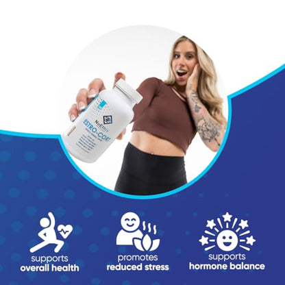NuEthix Formulations Estro-Cort Anti-Estrogen Nutritional Support Dietary Supplement, 120 Capsules NuEthix FormulationsBuy Supplements Australia