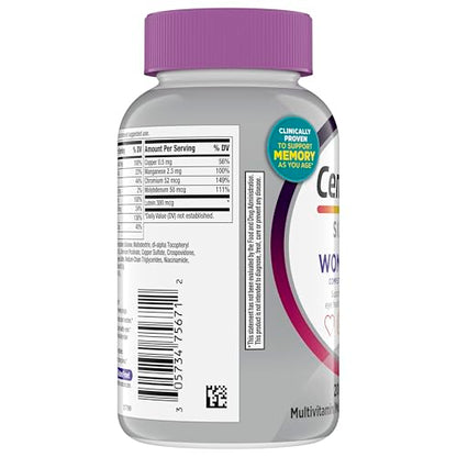Centrum Silver Women's Multivitamin for Women 50 Plus, Multivitamin/Multimineral Supplement with Vitamin D3, B Vitamins, Non-GMO Ingredients