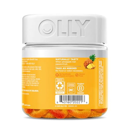 OLLY Post-Game Recover Workout Gummy Rings, Vitamin D, Turmeric, Electrolytes, Pineapple OLLYBuy Supplements Australia