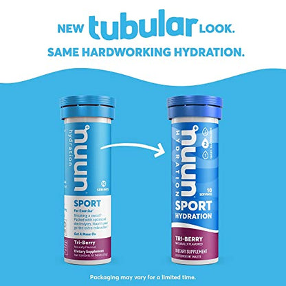 Nuun Sport Electrolyte Tablets for Proactive Hydration, Mixed Citrus Berry Flavors, 4 Pack NuunBuy Supplements Australia