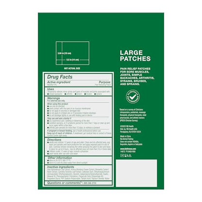 Biofreeze Menthol Pain Relieving Patches (5 Patches Per Box) Up To 8 Hours Of Pain Relief From Sore Muscles, Arthritis, Backaches, Spains, Bruises, Strains And Joint Pain (Package May Vary) BiofreezeBuy Supplements Australia