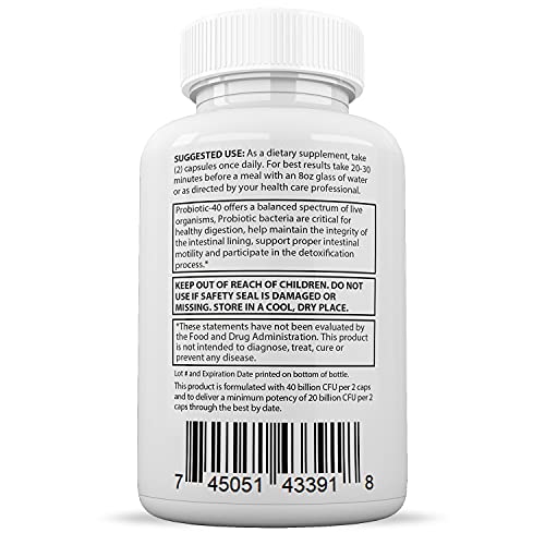 Justified Laboratories (2 Pack) Clear Nails Plus Max Pills 40 Billion CFU Probiotic Supports Justified LaboratoriesBuy Supplements Australia