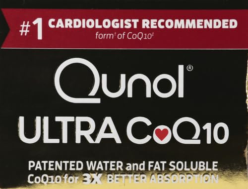 Qunol CoQ10 100mg Softgels, Ultra CoQ10 100mg, 3x Better Absorption, Antioxidant QunolBuy Supplements Australia