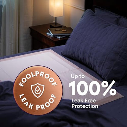 XXL Bed Pads, 5-Layer Disposable 30 x 36 Chucks Pee Pads for Incontinen Stack ManBuy Supplements Australia