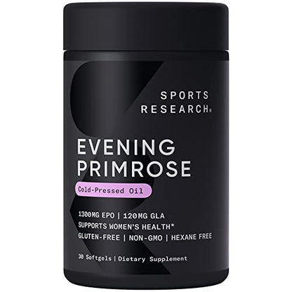 Sports Research Evening Primrose Supplement from Cold Pressed Oil Sports ResearchBuy Supplements Australia