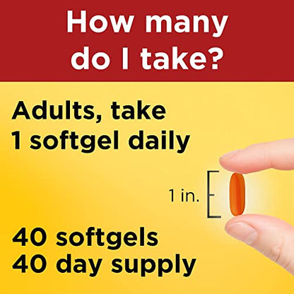 Nature Made CoQ10 400mg, Dietary Supplement for Heart Health Support, 40 Softgels Nature MadeBuy Supplements Australia