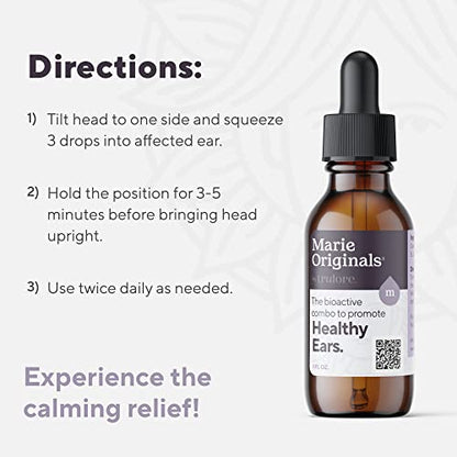 Marie Originals Organic Ear Oil for Ear Infections All Natural Eardrops Marie OriginalsBuy Supplements Australia