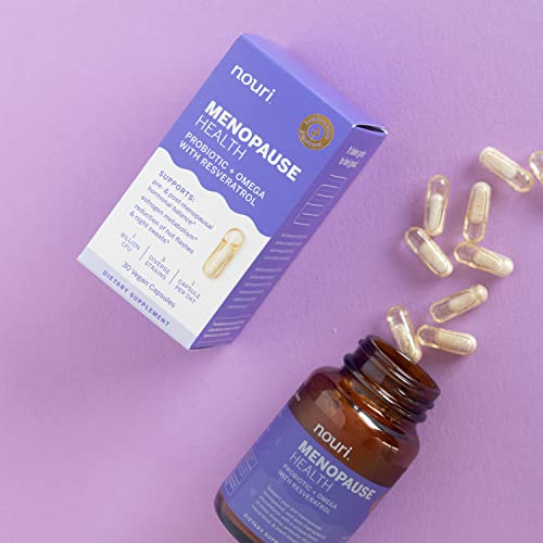 Nouri Menopause Health Probiotic, Menopause Relief for Women - Resveratrol Capsules NouriBuy Supplements Australia