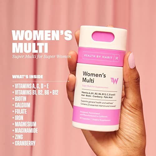 Health By Habit Womens Multi Supplement (60 Capsules) - 23 Essential Vitamins Health By HabitBuy Supplements Australia