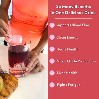 Natrava Beets+ | Organic Beet Root Powder, Vitamins, and Prebiotics | Supports Healthy NatravaBuy Supplements Australia