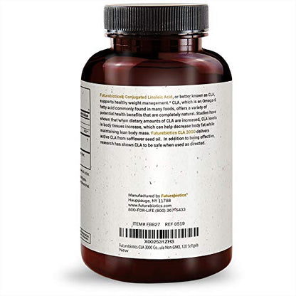 Futurebiotics CLA 3000 Extra High Potency - Non-Stimulating Conjugated Linoleic Acid FuturebioticsBuy Supplements Australia
