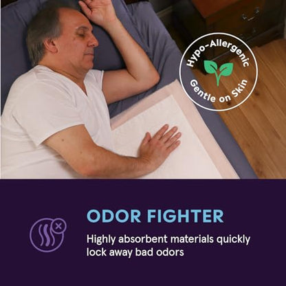 XXL Bed Pads, 5-Layer Disposable 30 x 36 Chucks Pee Pads for Incontinen Stack ManBuy Supplements Australia