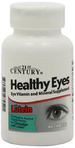 21st Century Healthy Eyes with Lutein Tablets, 60 Count, White (27452) 21st CenturyBuy Supplements Australia