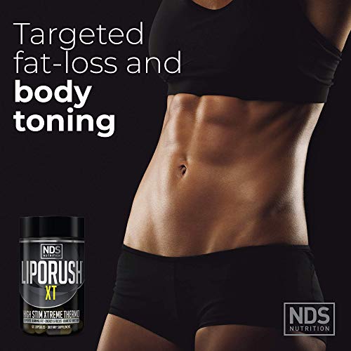 LIPORUSH NDS Nutrition XT - Concentrated Thermogenic with L-Carnitine & Teacrine LIPORUSHBuy Supplements Australia
