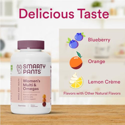 SmartyPants Women's Multivitamin Gummies: Omega 3 Fish Oil (EPA/DHA), Methylfolate SmartyPantsBuy Supplements Australia