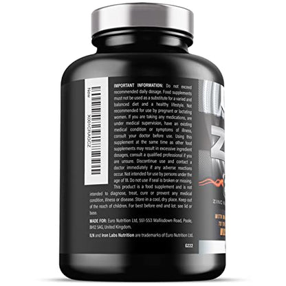 ZM6 - High Strength Zinc Magnesium Supplement - Zinc & Magnesium for Muscle Function Iron Labs NutritionBuy Supplements Australia