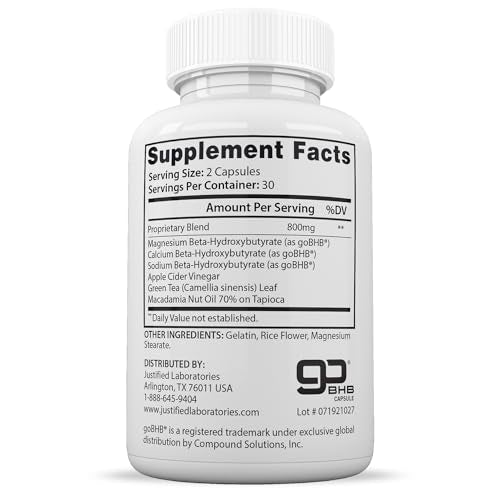 (3 Pack) Lifestyle Keto Pills 800MG Includes Patented goBHB Exogenous Ketones Advanced Justified LaboratoriesBuy Supplements Australia