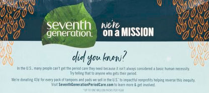 Seventh Generation Pantiliner Pads, Free & Clear, 50 Count Seventh GenerationBuy Supplements Australia
