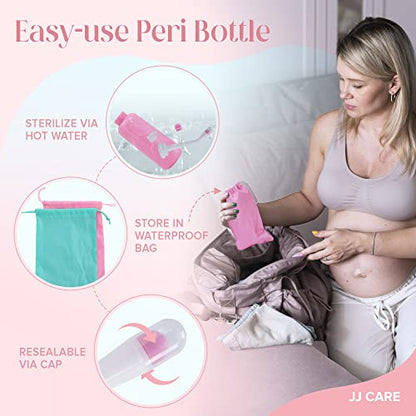 JJ CARE Peri Bottles - Pack of 2 Peri Bottles for Postpartum Care Kit, 500 ml Peri Bottles JJ CAREBuy Supplements Australia