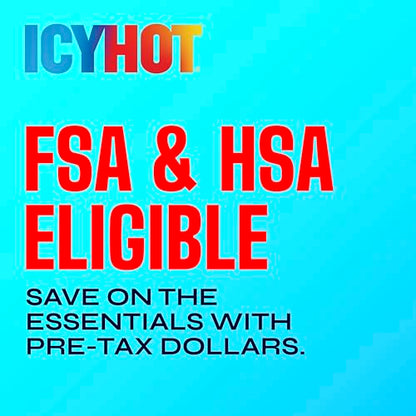 Icy Hot Original Pain Relief Patch, Medium Size Fabric Patches for Arm, Neck and Leg with Menthol 5%, Ice and Heat Contrast Therapy for Backaches, Joints, Muscle Strains and Arthritis, 5 ct. Icy HotBuy Supplements Australia