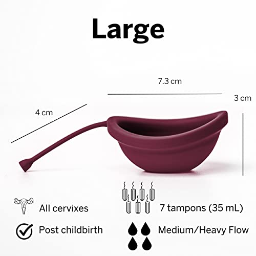 Pixie Cup 2 Menstrual Discs - Most Comfortable Reusable Period Discs - Removable Stem Pixie CupBuy Supplements Australia