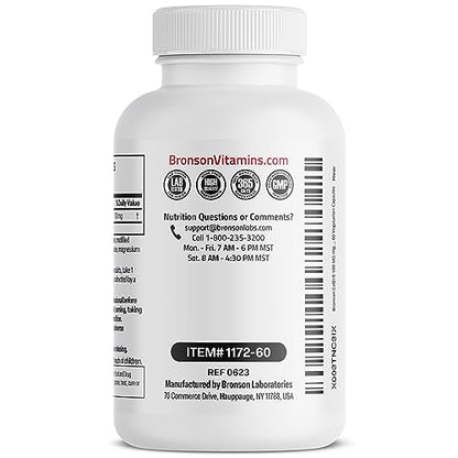 Bronson CoQ10 100 MG High Potency Cellular Energy Production, 60 Vegetarian Capsules BronsonBuy Supplements Australia