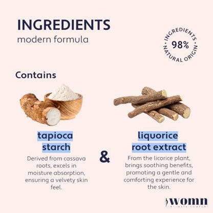 womn Intimate Comfort DRY & FRESH LIQUID POWDER – talc-free liquid body powder against moisture womnBuy Supplements Australia