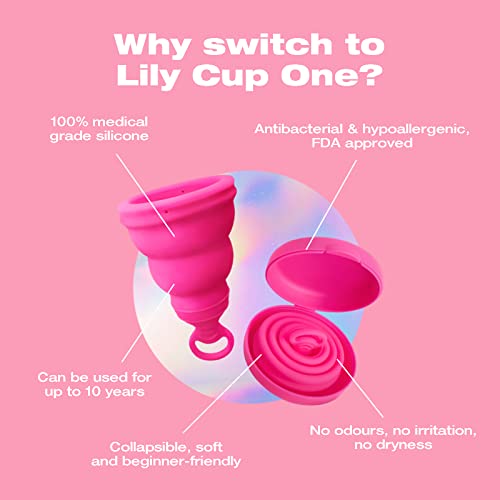 Intimina Lily Cup One - Collapsible Disposable Menstrual Cups for Beginners, Small Menstrual Cup INTIMINABuy Supplements Australia