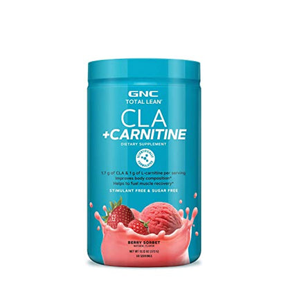 GNC Total Lean CLA + Carnitine | Improves Body Composition and Fuels Muscle Recovery