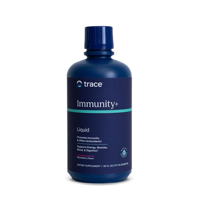 Trace Minerals Immunity+ - Liquid Supplement for Healthy Body & Immune Support - Elderberry Multivitamin - Formulated with Ionic Trace Minerals - Sugar-Free - Mixed Berry - 30 fl oz (30 Servings) Trace MineralsBuy Supplements Australia